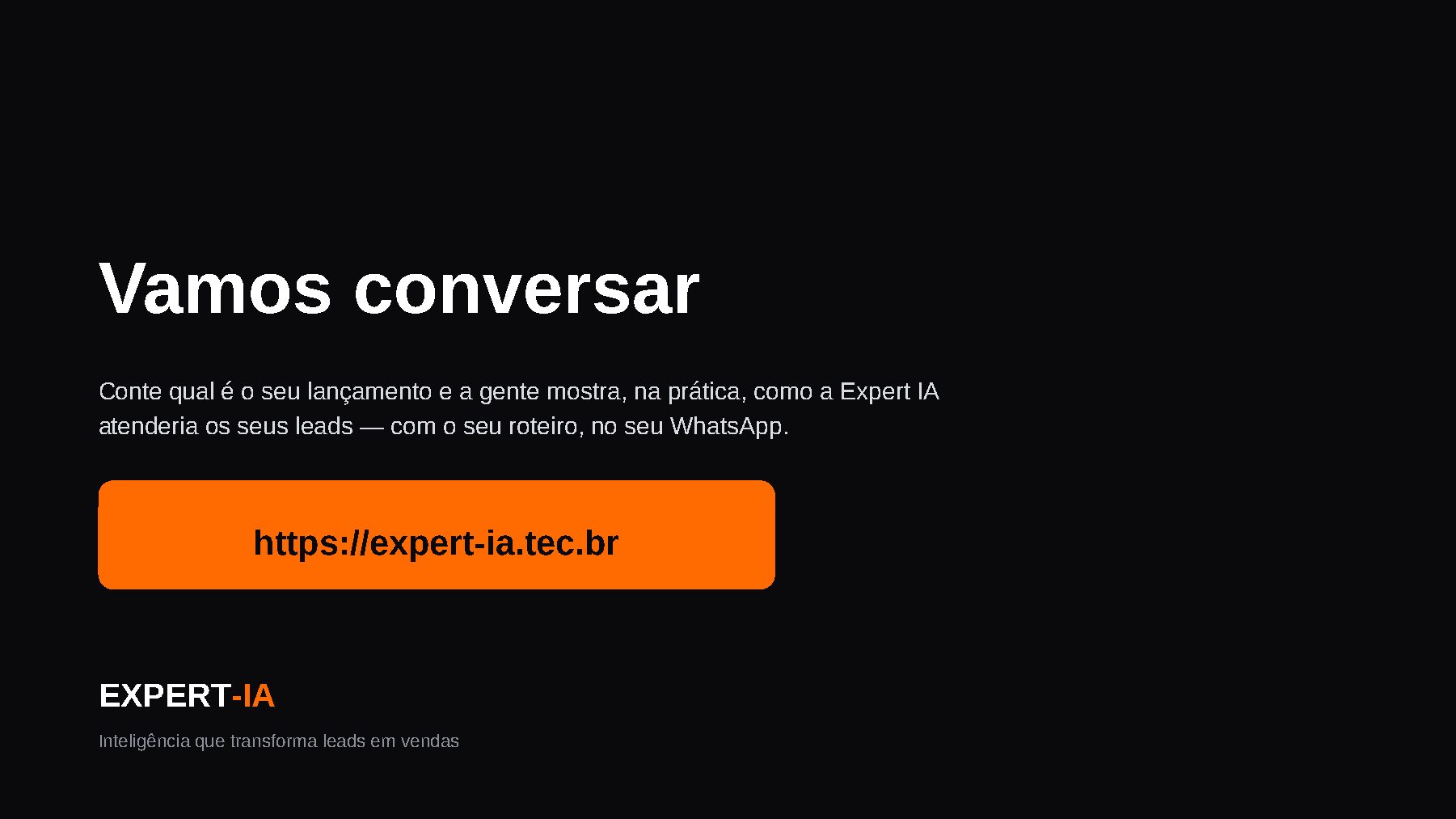Slide 8: Vamos conversar
